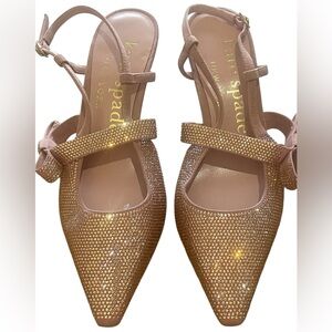 Kate Spade New York Embellished Pink Heels Size 6B